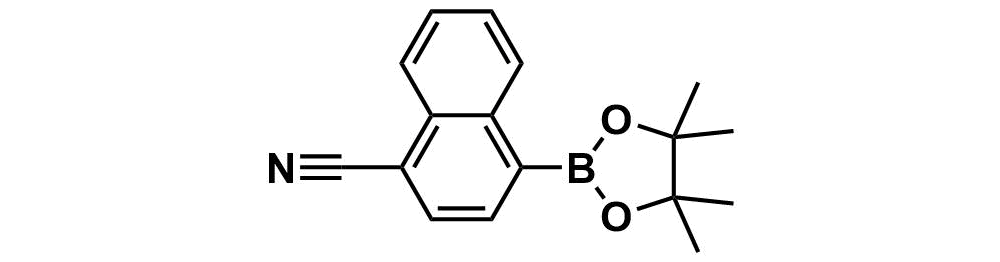 4-(4,4,5,5-tetramethyl-1,3,2-dioxaborolan-2-yl)-1-naphthonitrile