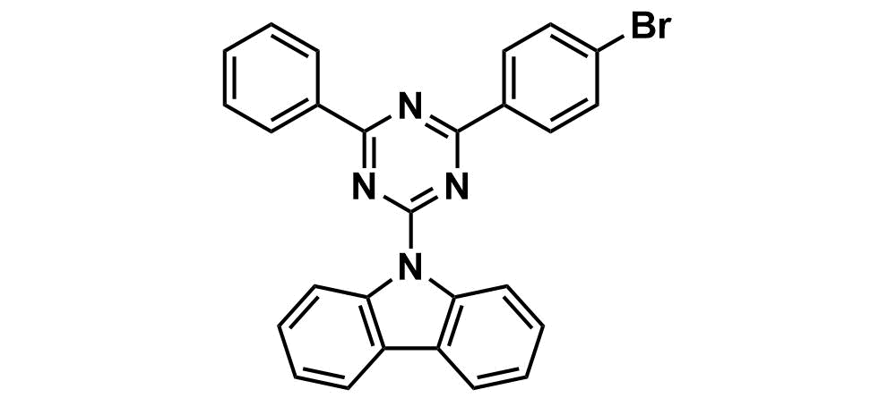 9-[4-(4-bromophenyl)-6-phenyl-1,3,5-triazin-2-yl]-9H-Carbazole