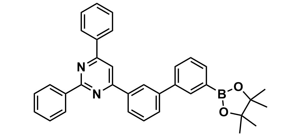 2,4-diphenyl-6-(3'-(4,4,5,5-tetramethyl-1,3,2-dioxaborolan-
2-yl)-[1,1'-biphenyl]-3-yl)pyrimidine