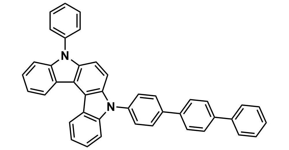 5-([1,1':4',1''-terphenyl]-4-yl)-8-phenyl-5,8-dihydroindolo[2,3-c]carbazole