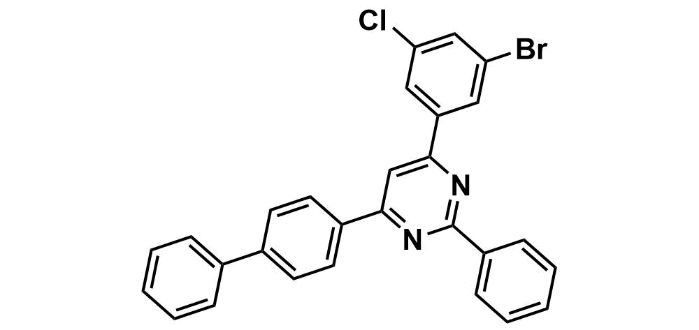 4-([1,1'-biphenyl]-4-yl)-6-(3-bromo-5-chlorophenyl)-2-phenylpyrimidine