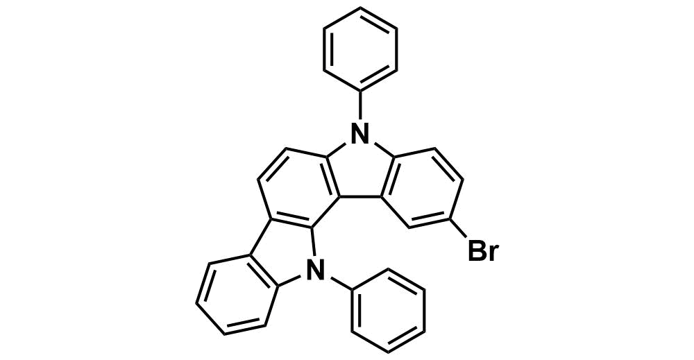 2-bromo-5,12-diphenyl-5,12-dihydroindolo[3,2-a]carbazole