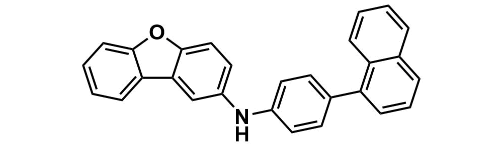 N-[4-(1-Naphthalenyl)phenyl]-2-dibenzofuranamine