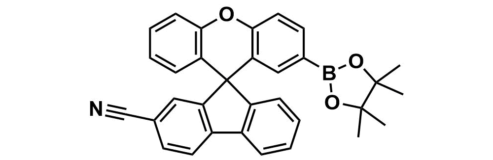 2'-(4,4,5,5-tetramethyl-1,3,2-dioxaborolan-2-yl)spiro[fluorene-9,9'-xanthene]-2-carbonitrile