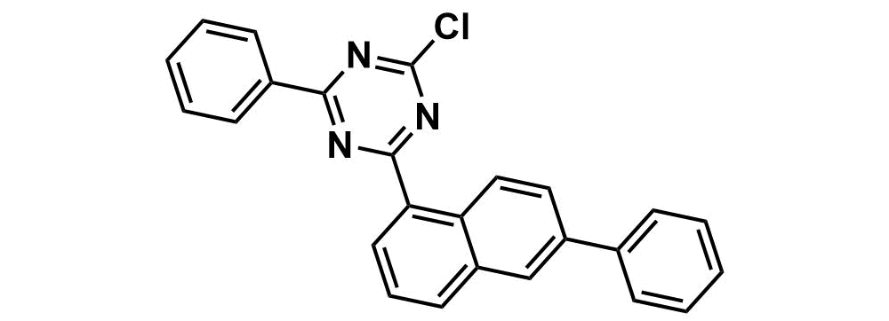 2-Chloro-4-phenyl-6-(6-phenyl-1-naphthalenyl)-1,3,5-triazine