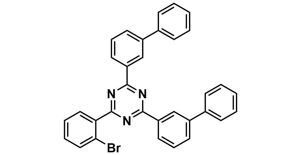 2,4-Bis([1,1'-biphenyl]-3-yl)-6-(2-bromophenyl)-1,3,5-triazine