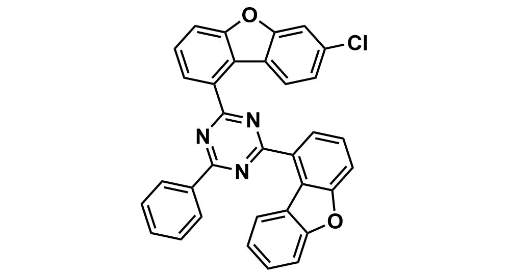 1,3,5-Triazine, 2-(7-chloro-1-dibenzofuranyl)-4-(1-dibenzofuranyl)-6-phenyl-