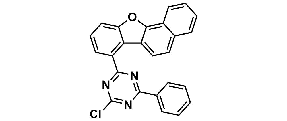 1,3,5-Triazine, 2-benzo[b]naphtho[2,1-d]furan-7-yl-4-chloro-6-phenyl- 