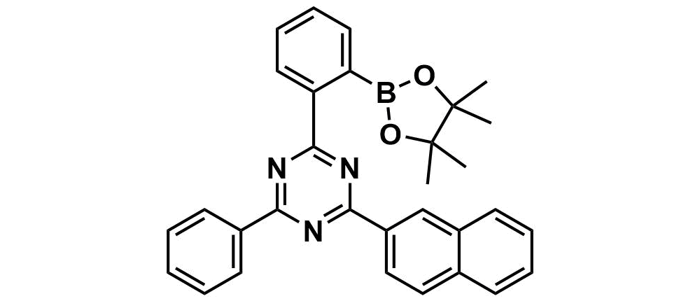 2-(naphthalen-2-yl)-4-phenyl-6-(2-(4,4,5,5-tetramethyl-1,3,2-dioxaborolan-2-yl)phenyl)-1,3,5-triazine