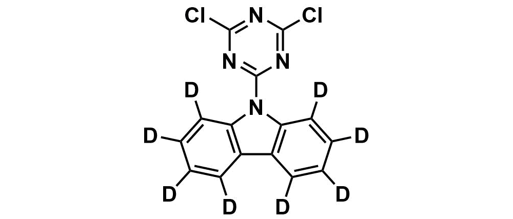 9-(4,6-dichloro-1,3,5-triazin-2-yl)-9H-carbazole-1,2,3,4,5,6,7,8-d8