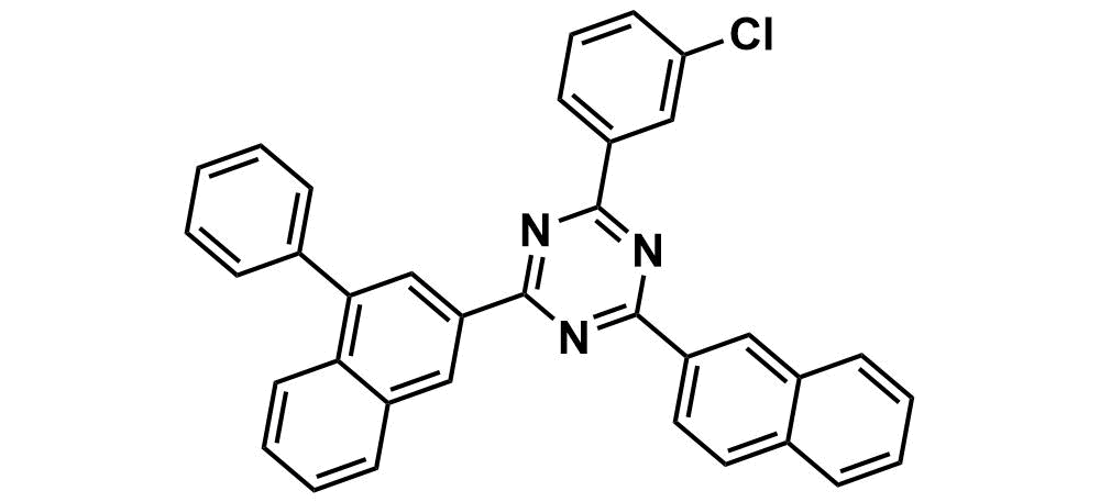 2-(3-Chlorophenyl)-4-(2-naphthalenyl)-6-(4-phenyl-2-naphthalenyl)-1,3,5-triazine