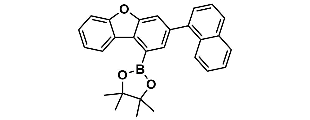 4,4,5,5-Tetramethyl-2-(3-(naphthalen-1-yl)dibenzo[b,d]furan-1-yl)-1,3,2-dioxaborolane 
