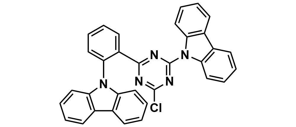 9-(2-(4-(9H-carbazol-9-yl)-6-chloro-1,3,5-triazin-2-yl)phenyl)-9H-carbazole