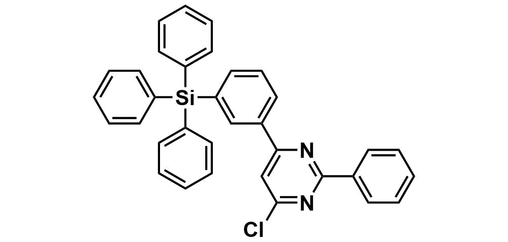 4-chloro-2-phenyl-6-(3-(triphenylsilyl)phenyl)pyrimidine