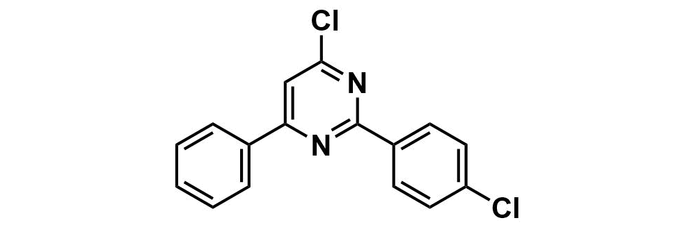 4-chloro-2-(4-chlorophenyl)-6-phenylpyrimidine