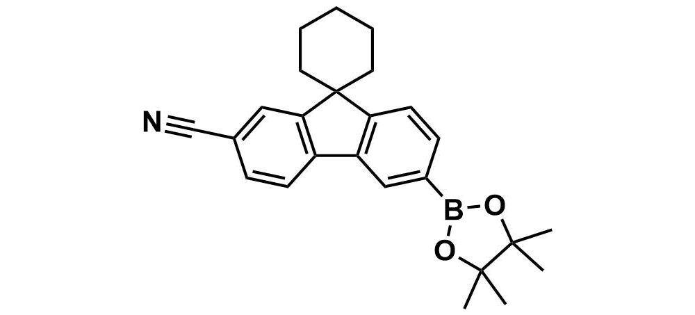 6'-(4,4,5,5-tetramethyl-1,3,2-dioxaborolan-2-yl)spiro[cyclohexane-1,9'-fluorene]-2'-carbonitrile