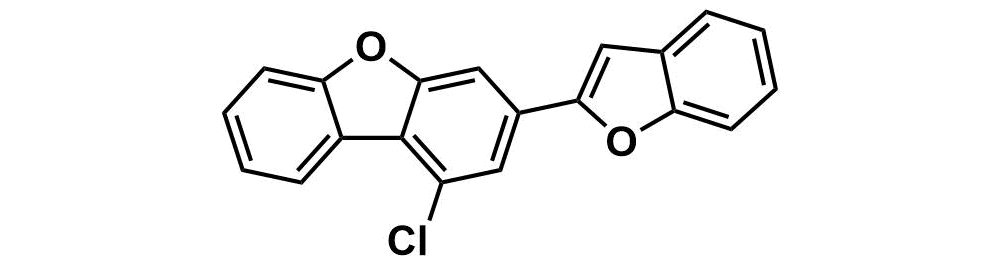 3-(benzofuran-2-yl)-1-chlorodibenzo[b,d]furan