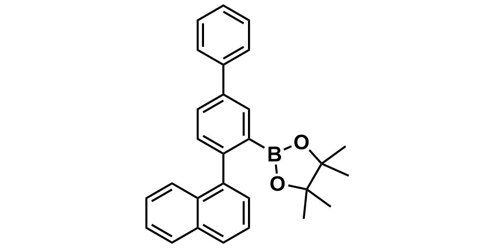 4,4,5,5-tetramethyl-2-(4-(naphthalen-1-yl)-[1,1'-biphenyl]-3-yl)-1,3,2-dioxaborolane