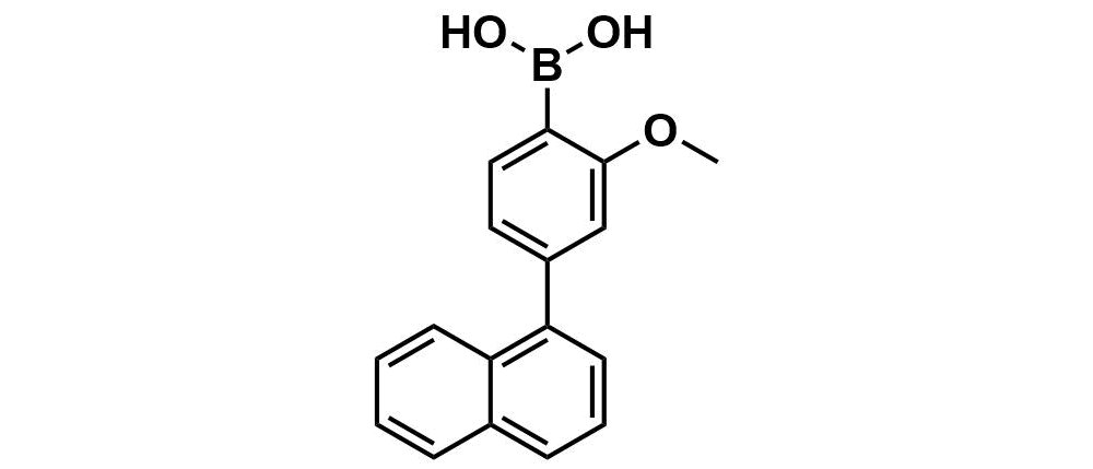 (2-methoxy-4-(naphthalen-1-yl)phenyl)boronicacid