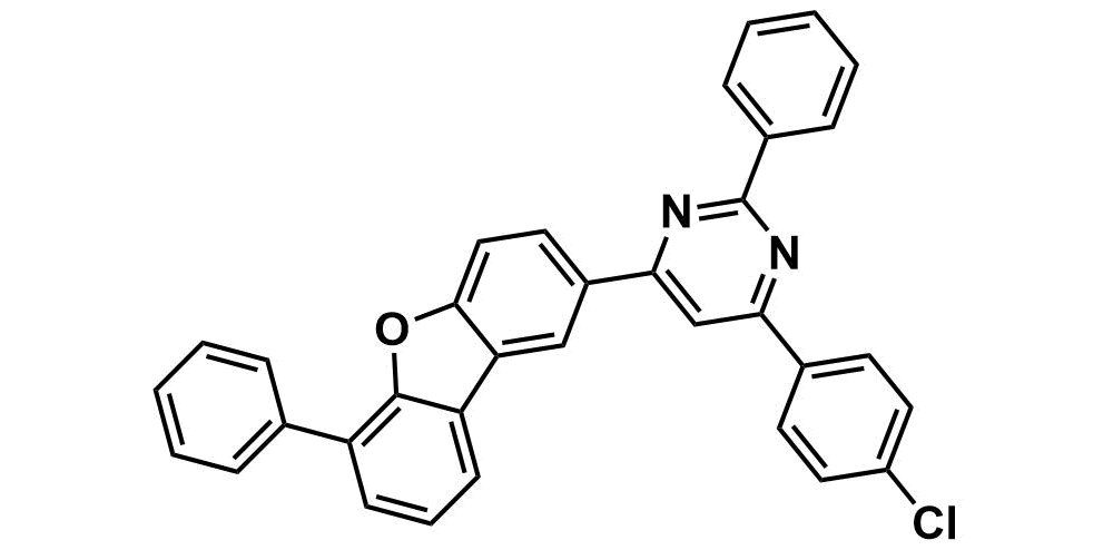 4-(4-chlorophenyl)-2-phenyl-6-(6-phenyldibenzo[b,d]furan-2-yl)pyrimidine