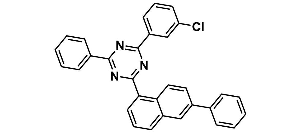 2-(3-chlorophenyl)-4-phenyl-6-(6-phenylnaphthalen-1-yl)-1,3,5-triazine