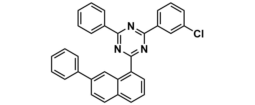 2-(3-chlorophenyl)-4-phenyl-6-(7-phenylnaphthalen-1-yl)-1,3,5-triazine