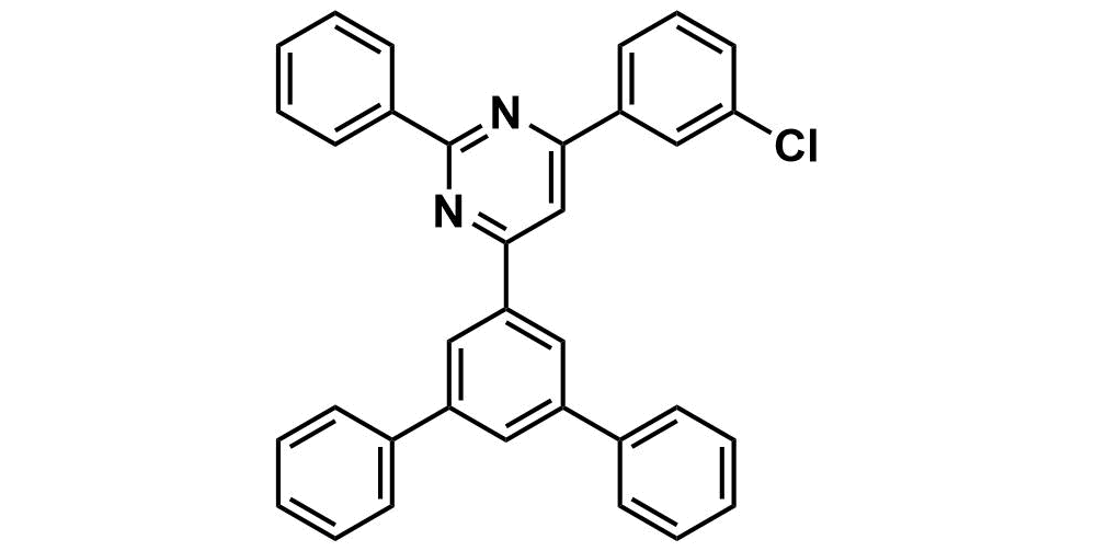 4-([1,1':3',1''-terphenyl]-5'-yl)-6-(3-chlorophenyl)-2-phenylpyrimidine