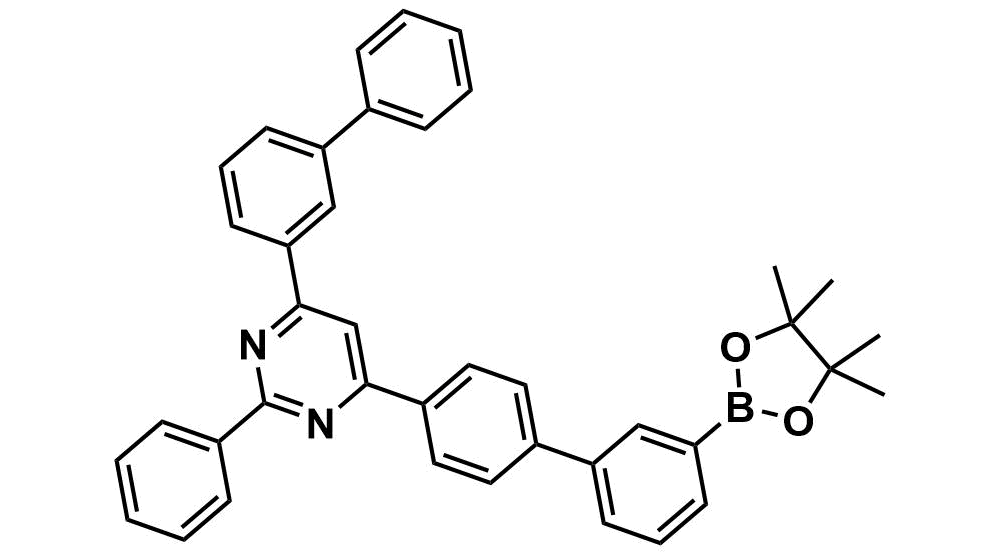 4-([1,1'-biphenyl]-3-yl)-2-phenyl-6-(3'-(4,4,5,5-tetramethyl-1,3,2-dioxaborolan-2-yl)-[1,1'-biphenyl]-4-yl)pyrimidine