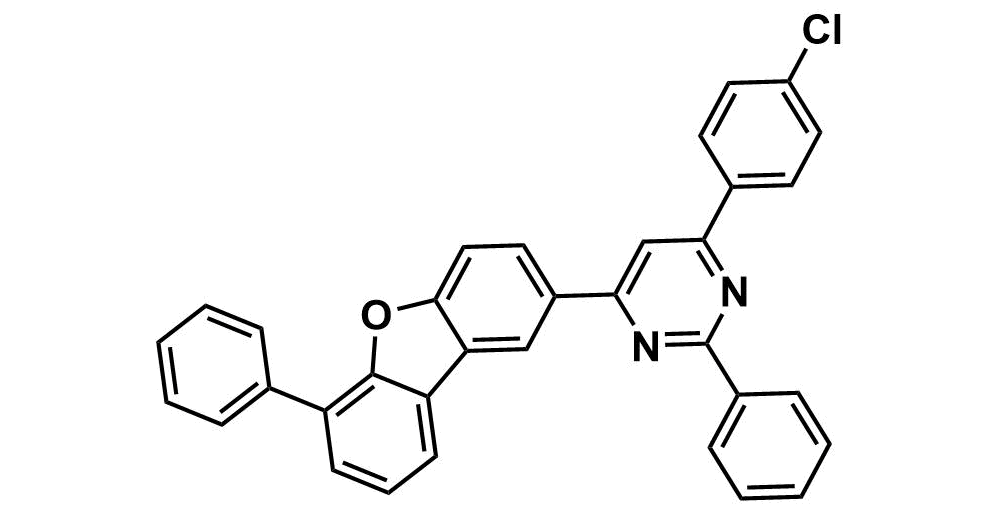 4-(4-chlorophenyl)-2-phenyl-6-(6-phenyldibenzo[b,d]furan-2-yl)pyrimidine