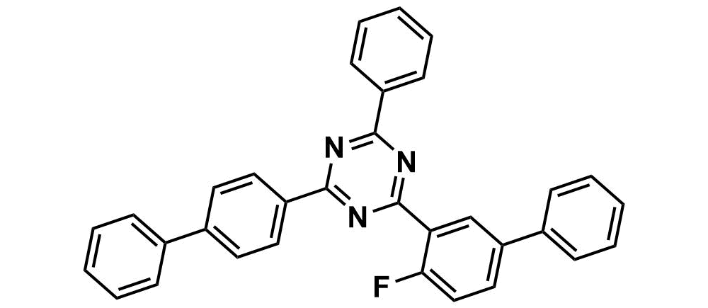 2-([1,1'-biphenyl]-4-yl)-4-(4-fluoro-[1,1'-biphenyl]-3-yl)-6-phenyl-1,3,5-triazine