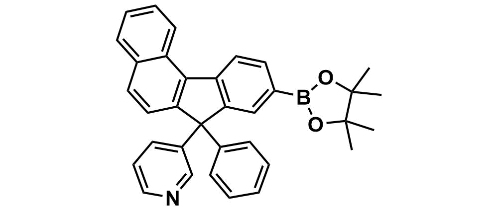 3-(7-phenyl-9-(4,4,5,5-tetramethyl-1,3,2-dioxaborolan-2-yl)-7H-benzo[c]fluoren-7-yl)pyridine