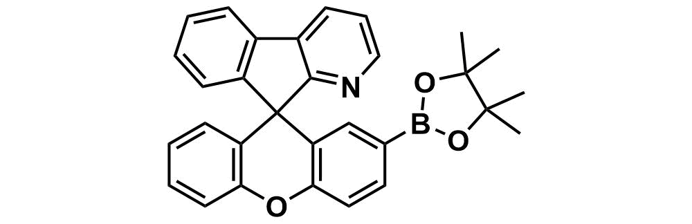 2'-(4,4,5,5-tetramethyl-1,3,2-dioxaborolan-2-yl)spiro[indeno[2,1-b]pyridine-9,9'-xanthene]