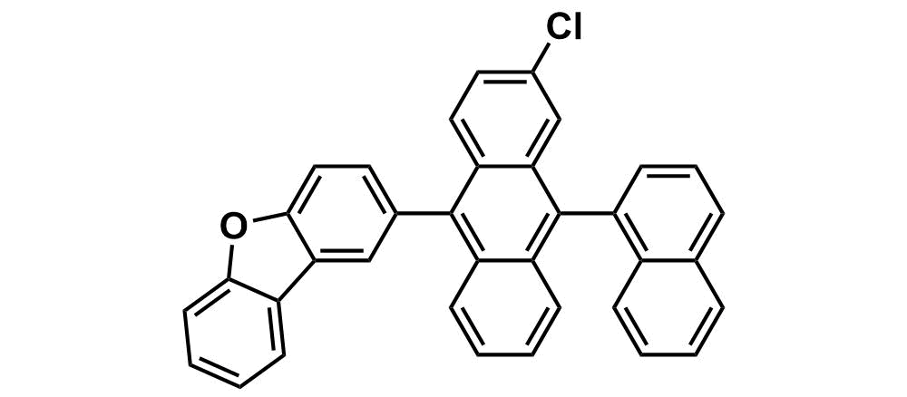 2-(3-Chloro-10-(naphthalen-1-yl)anthracen-9-yl)dibenzo[b,d]furan