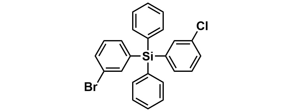 (3-bromophenyl)(3-chlorophenyl)diphenylsilane