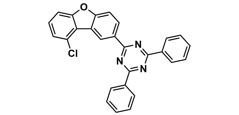 2-(9-chloro-2-dibenzofuranyl)-4,6-diphenyl-1,3,5-Triazine