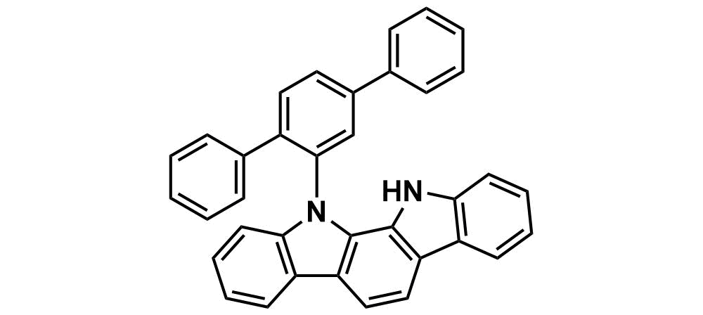 11-([1,1'4',1''-terphenyl]-2'-yl)-11,12-dihydroindolo[2,3-a]carbazole 