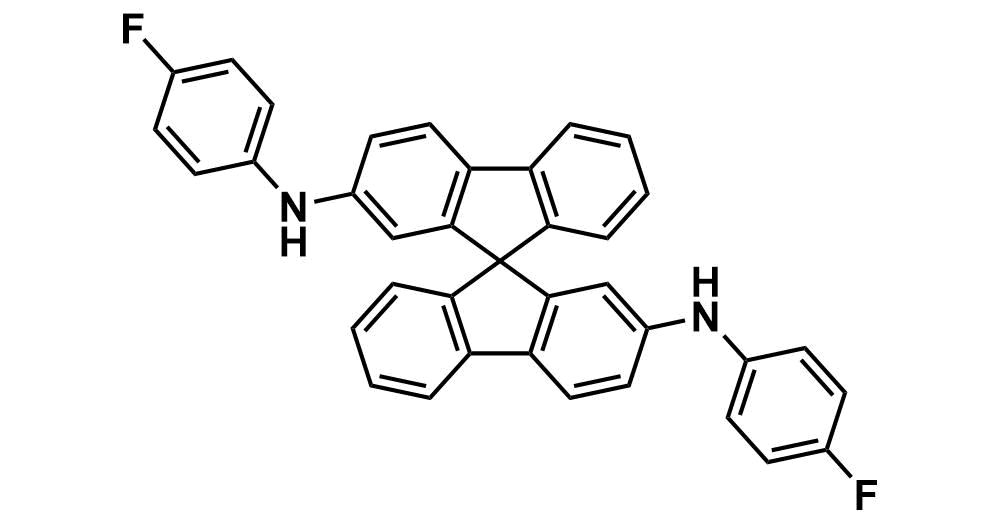 N2,N2'-bis(4-fluorophenyl)-9,9'-spirobi[fluorene]-2,2'-diamine 