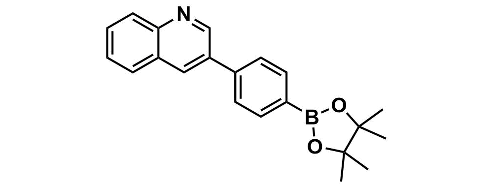 3-[4-(4,4,5,5-Tetramethyl-1,3,2-dioxaborolan-2-yl)phenyl]quinoline 