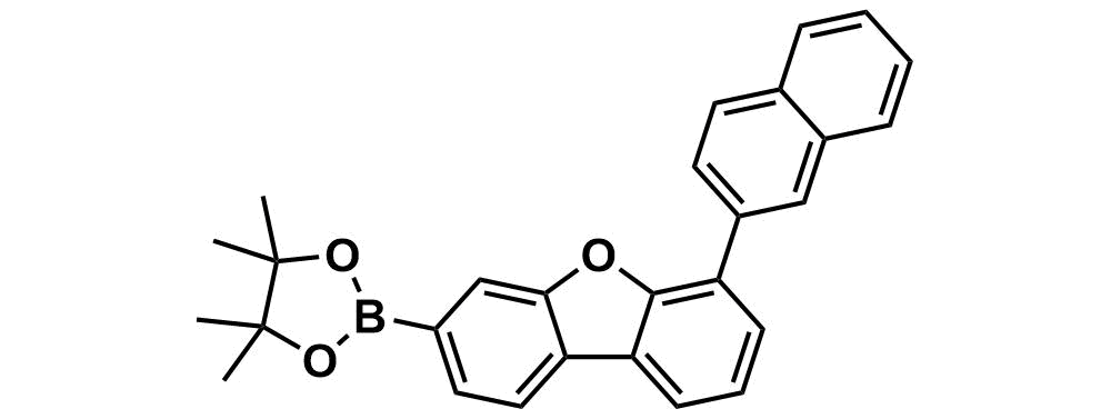 4,4,5,5-tetramethyl-2-(6-(naphthalen-2-yl)dibenzo[b,d]furan-3-yl)-1,3,2-dioxaborolane