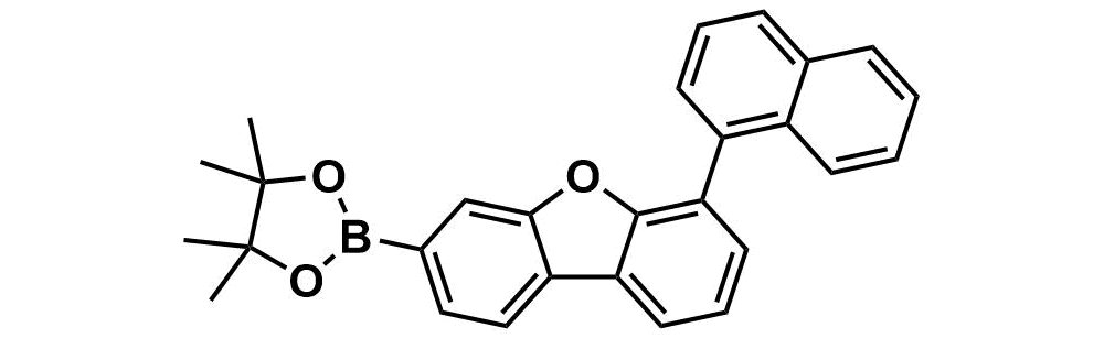 4,4,5,5-tetramethyl-2-(6-(naphthalen-1-yl)dibenzo[b,d]furan-3-yl)-1,3,2-dioxaborolane