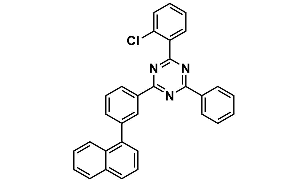 2-(2-Chlorophenyl)-4-(3-(naphthalen-1-yl)phenyl)-6-phenyl-1,3,5-triazine