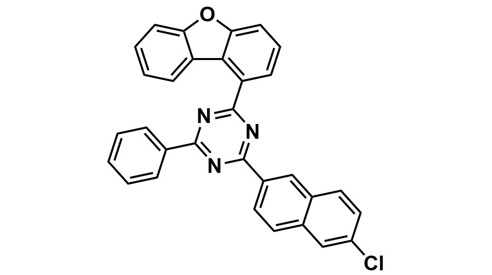 2-(6-chloronaphthalen-2-yl)-4-(dibenzo[b,d]furan-1-yl)-6-phenyl-1,3,5-triazine