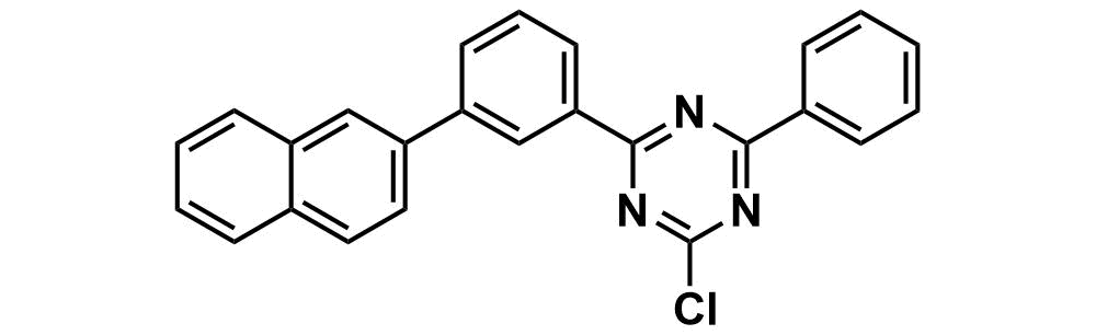 2-Chloro-4-(3-(naphthalen-2-yl)phenyl)-6-phenyl-1,3,5-triazine 