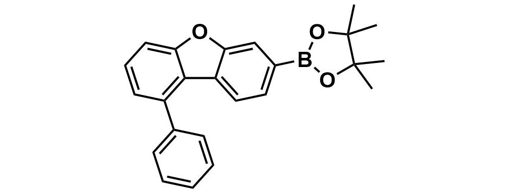 4,4,5,5-tetramethyl-2-(9-phenyldibenzo[b,d]furan-3-yl)-1,3,2-dioxaborolane