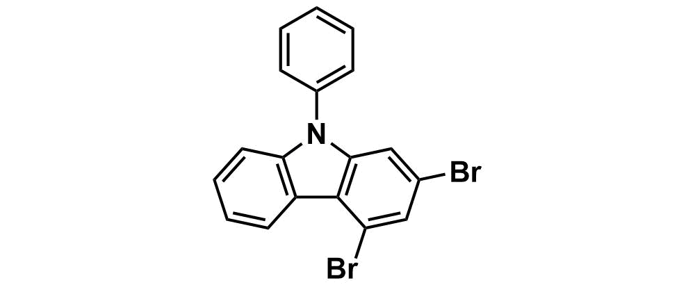 2,4-dibromo-9-phenyl-9H-carbaz0ole