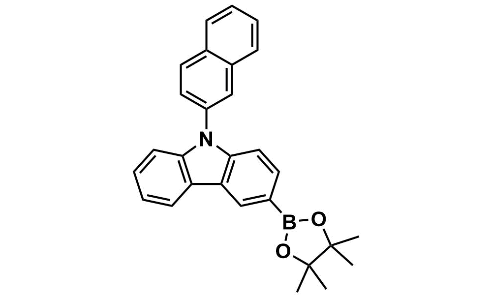 3-(4,4,5,5-Tetramethyl-1,3,2-dioxaborolan-2-yl)-9-(2-naphthalenyl)carbazole