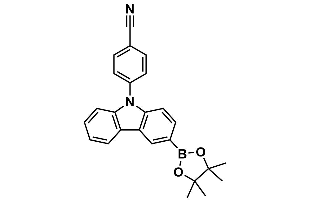 4-[3-(4,4,5,5-Tetramethyl-1,3,2-dioxaborolan-2-yl)-9H-carbazol-9-yl]benzonitrile