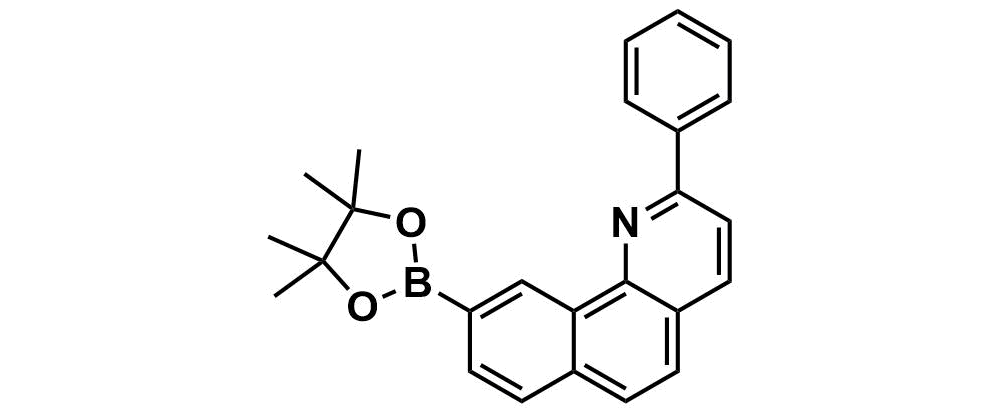 2-phenyl-9-(4,4,5,5-tetramethyl-1,3,2-dioxaborolan-2-yl)benzo[h]quinoline  HQ-0558