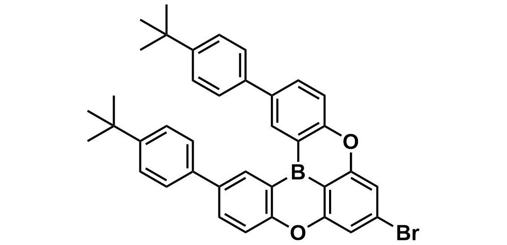 7-bromo-2,12-bis(4-(tert-butyl)phenyl)-5,9-dioxa-13b-boranaphtho[3,2,1-de]anthracene  HQ-0556