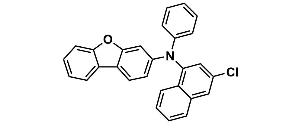 N-(3-chloronaphthalen-1-yl)-N-phenyldibenzo[b,d]furan-3-amine  2756699-53-1